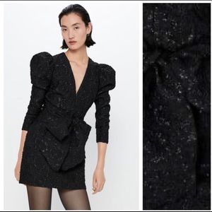 Black mini dress